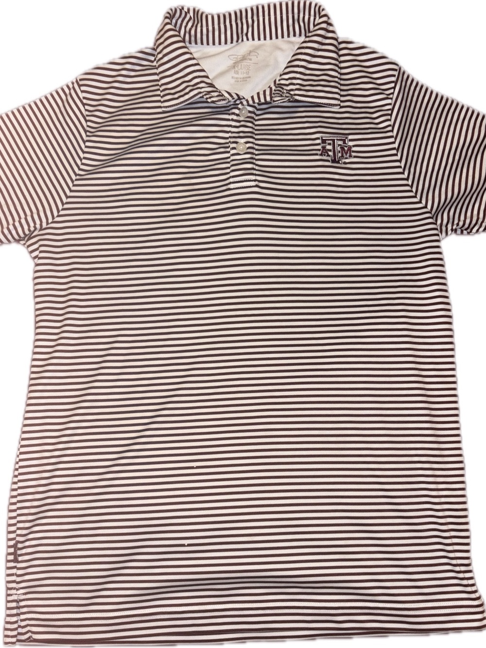 Texas A&M boys polo top